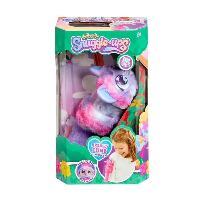 Animagic Snuggleups Viola Peluche Interattivo Arrampicata