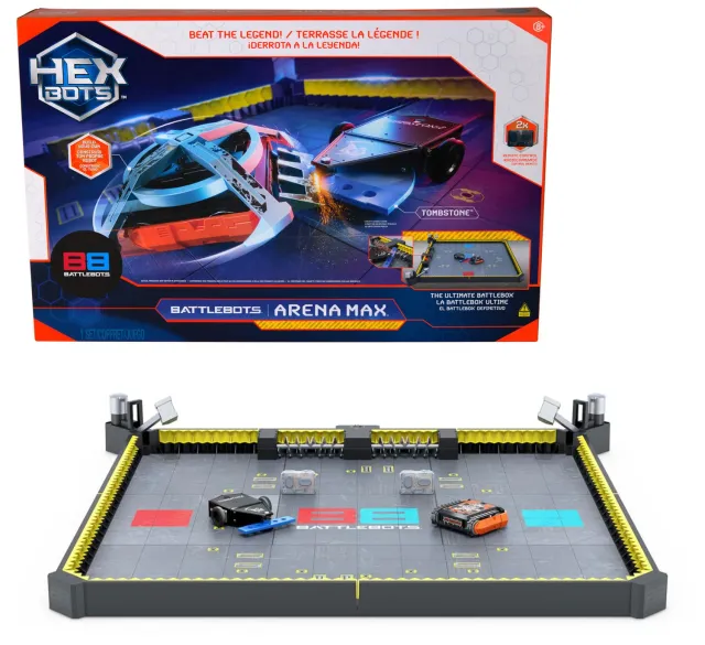 Hex Bots BattleBots Arena Max robot telecomandati 30 pezzi
