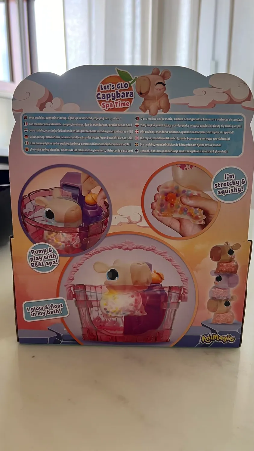Animagic Let's Glo Capibara Wellness Time bagno luminoso