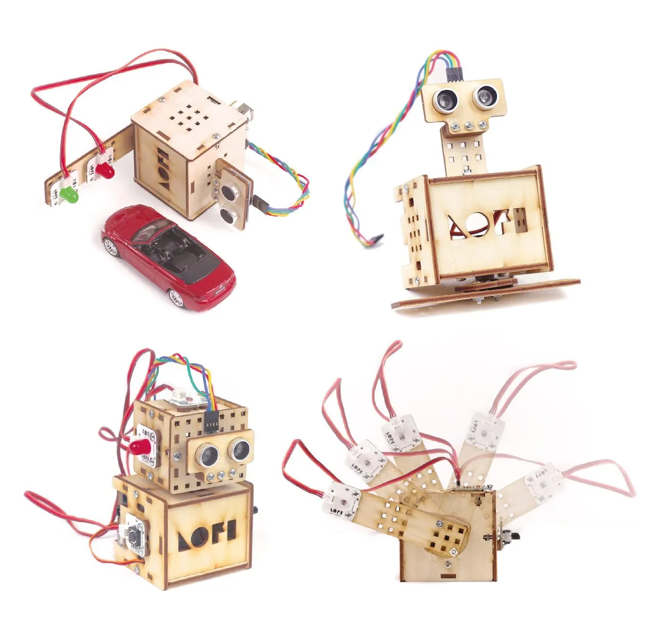 Lofi Robot Codebox Full Kit robotica educativa