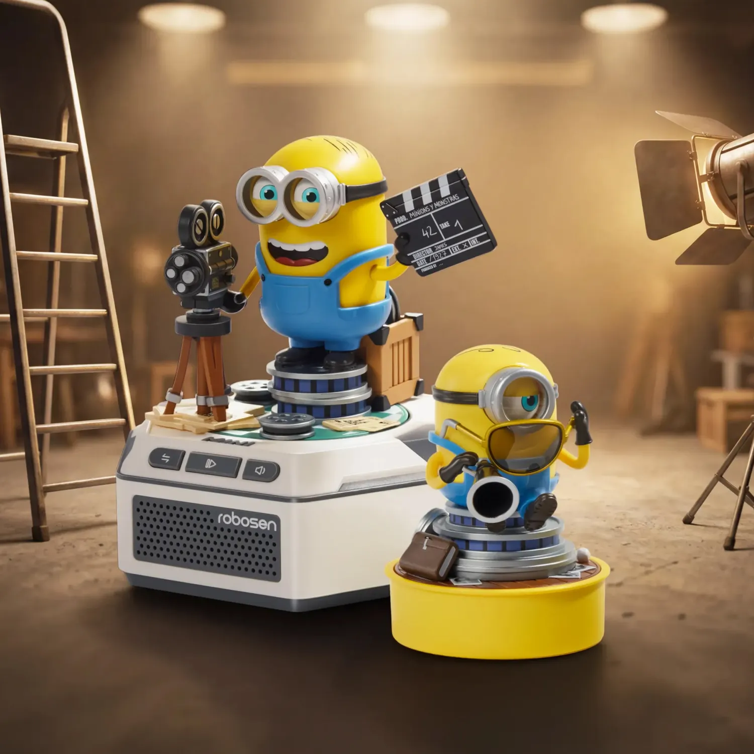 Robosen Mini James & Henry robot set 1 base con voci originali
