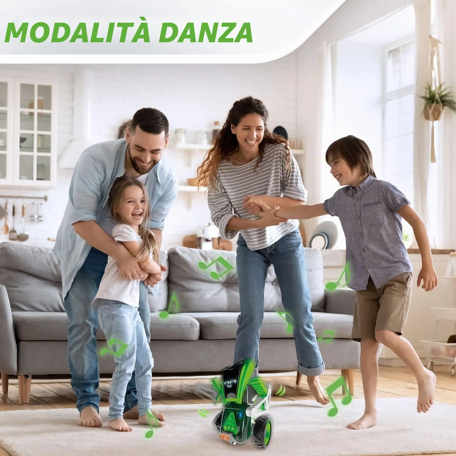 Xtrem Bots Mazzy Robot Programmabile da Costruire 100 Pezzi 2 in 1
