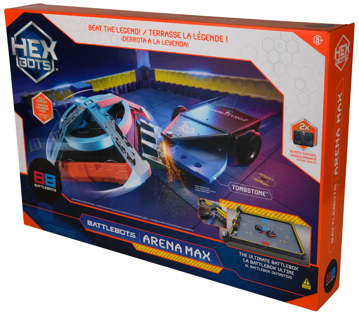 Hex Bots BattleBots Arena Max robot telecomandati 30 pezzi