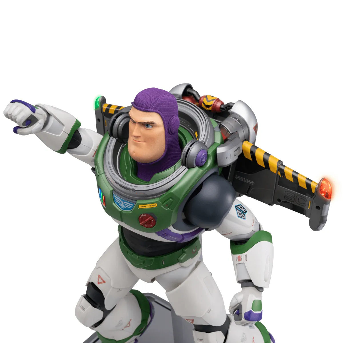 Robosen Space Ranger Alpha Buzz Lightyear robot con jetpack LED