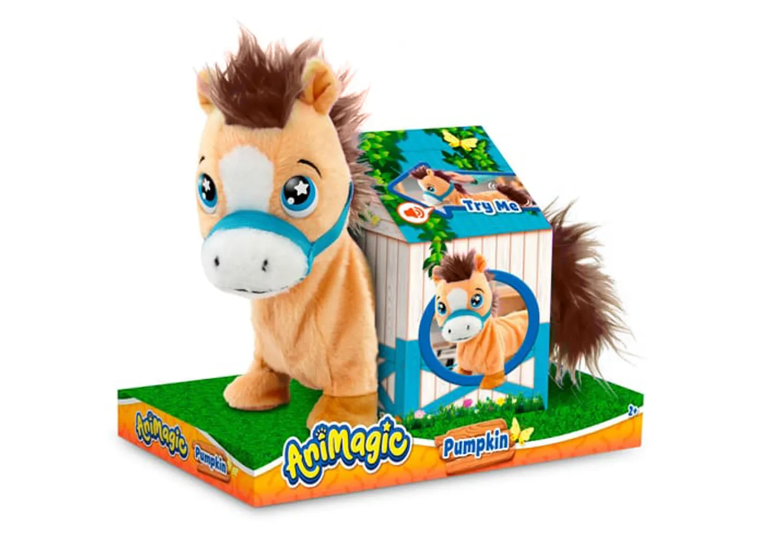 Animagic Pumpkin Pony peluche 23 cm interattivo nitrisce