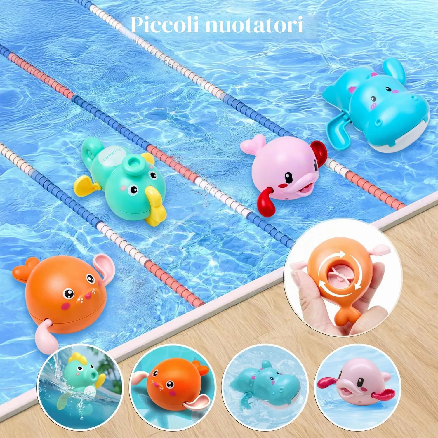 Or Or Tu mulino acqua giochi bagno con ventose