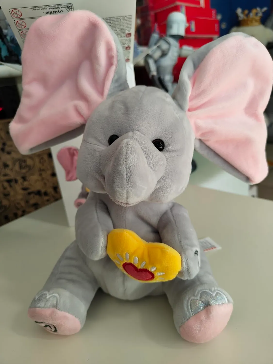 eJog Pup Flappy elefante peluche interattivo che canta