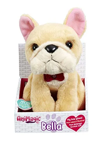 Animagic 31338 peluche beige 18 cm con suoni luminoso