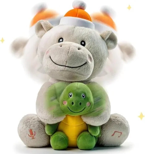 eJog Pup Ippopotamo e Tartaruga peluche interattivo musicale