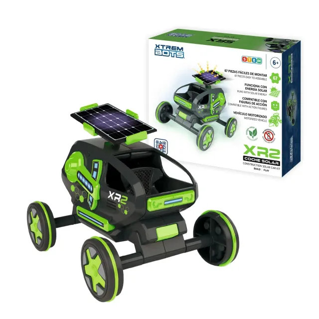Xtrem Bots Solar Car kit robot solare 60 pezzi 6 anni