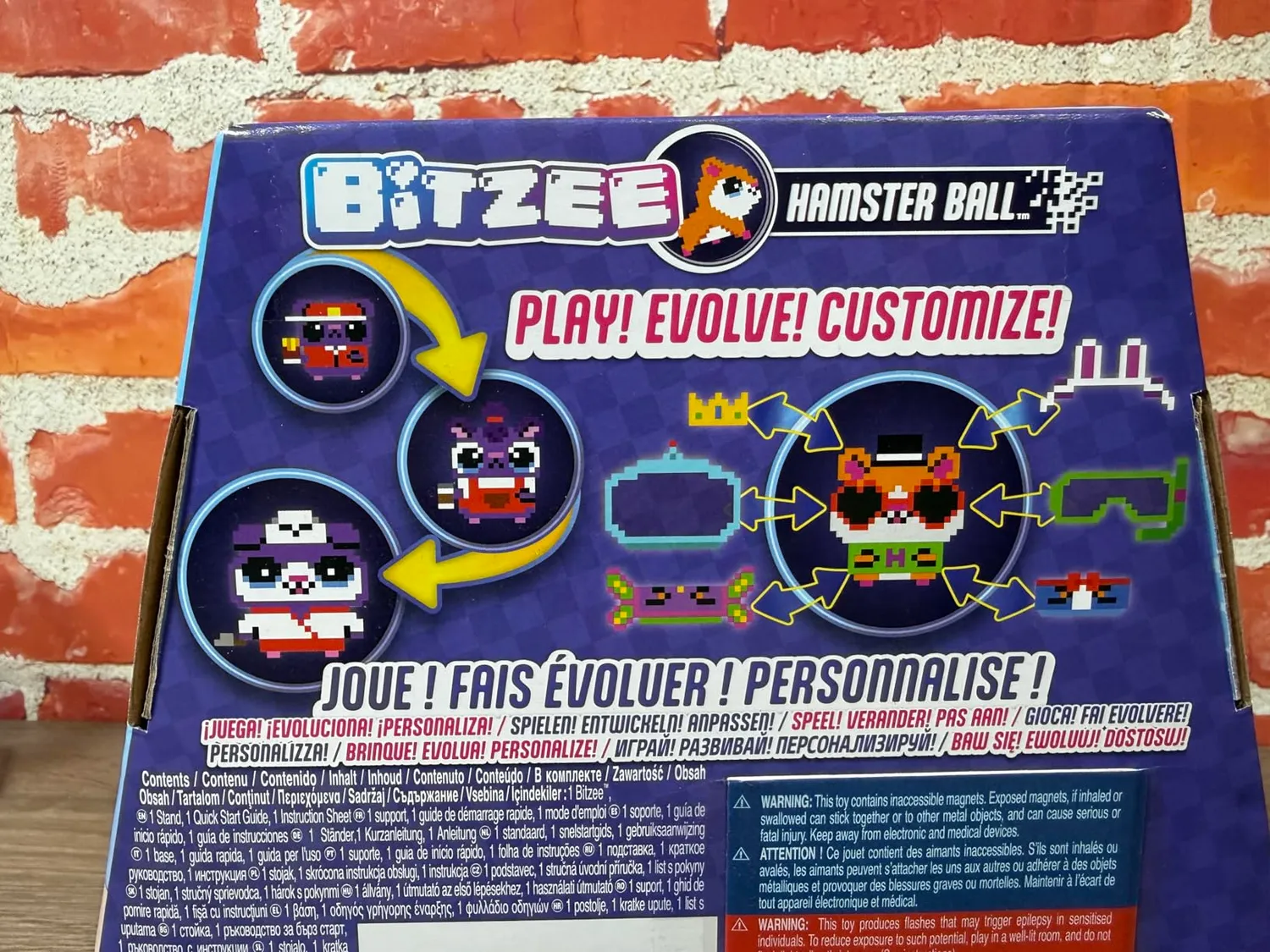 Bitzee Criceto Interattivo Hamster Ball Palla 20 Amici