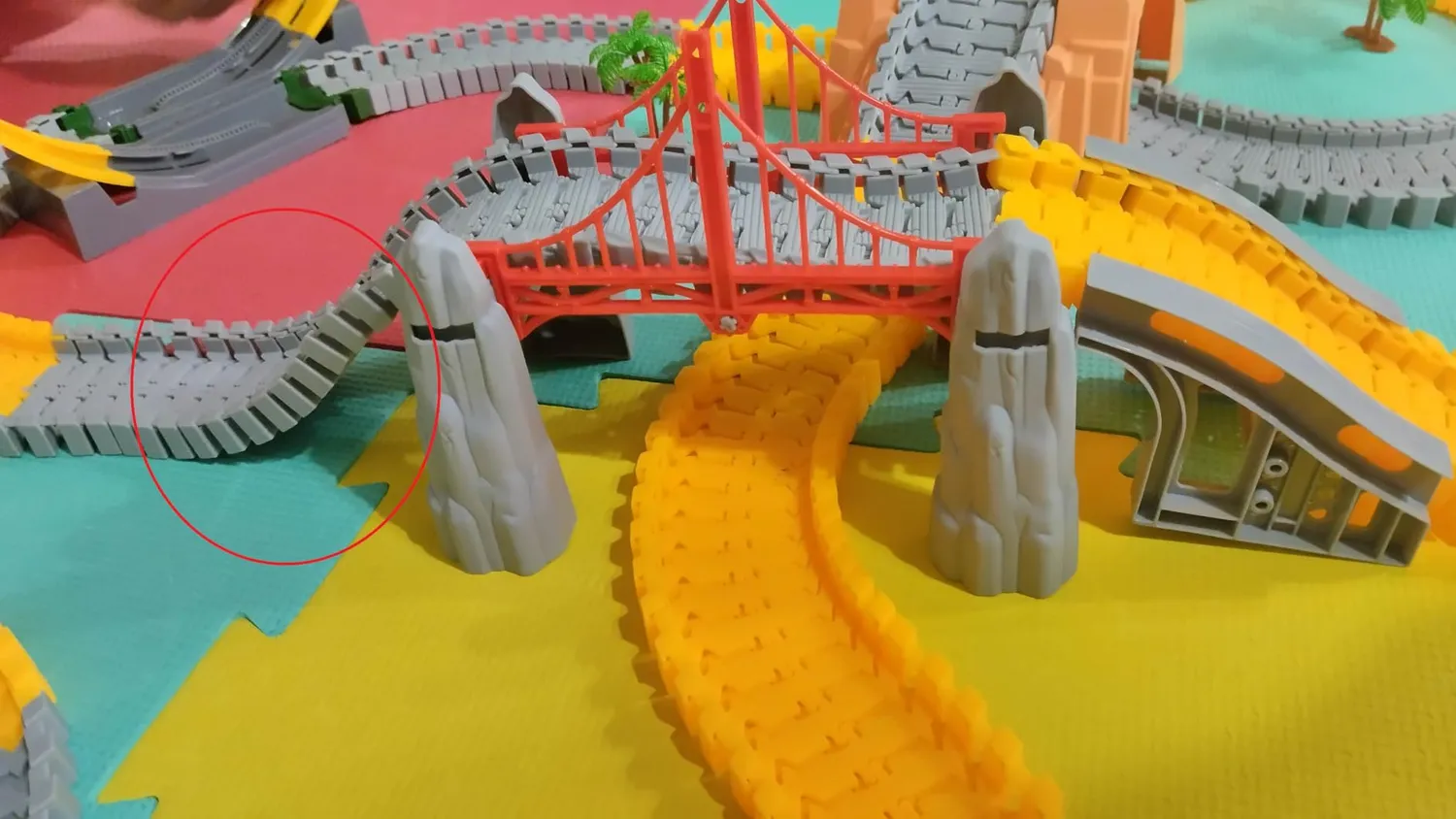 OR OR TU Circuito 342 Pezzi Pista Macchinine Flessibile 360°