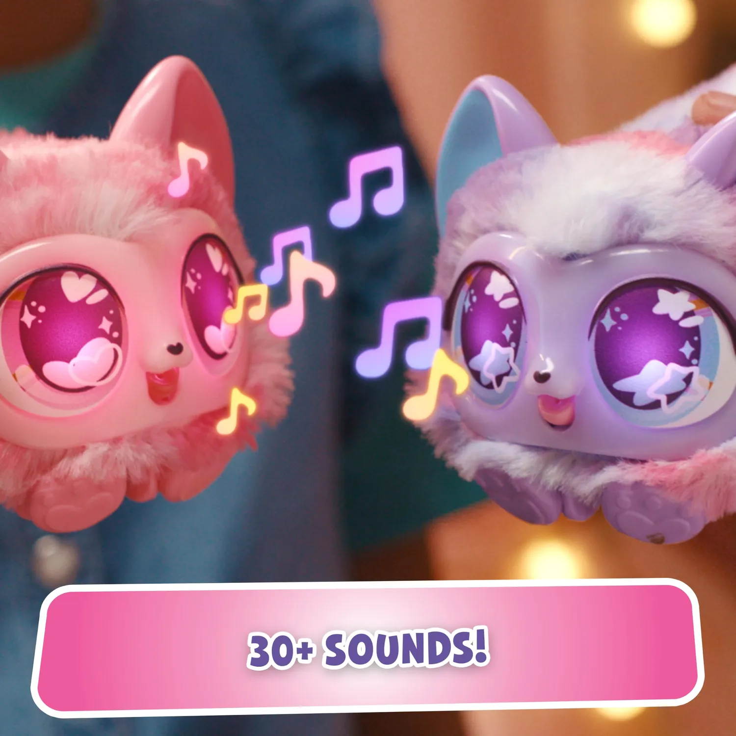 Animagic Snuggle-ups Rosa Peluche Interattivo che Canta