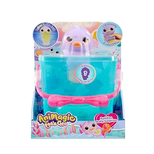 Animagic Let's Glo Puddles Habitat Ornitorinco Luminoso