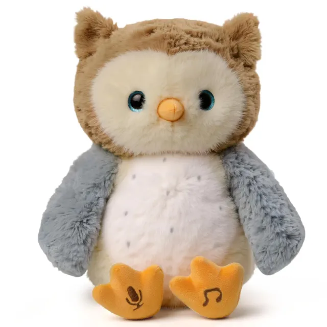eJog Pup Gufo peluche interattivo che ripete e canta