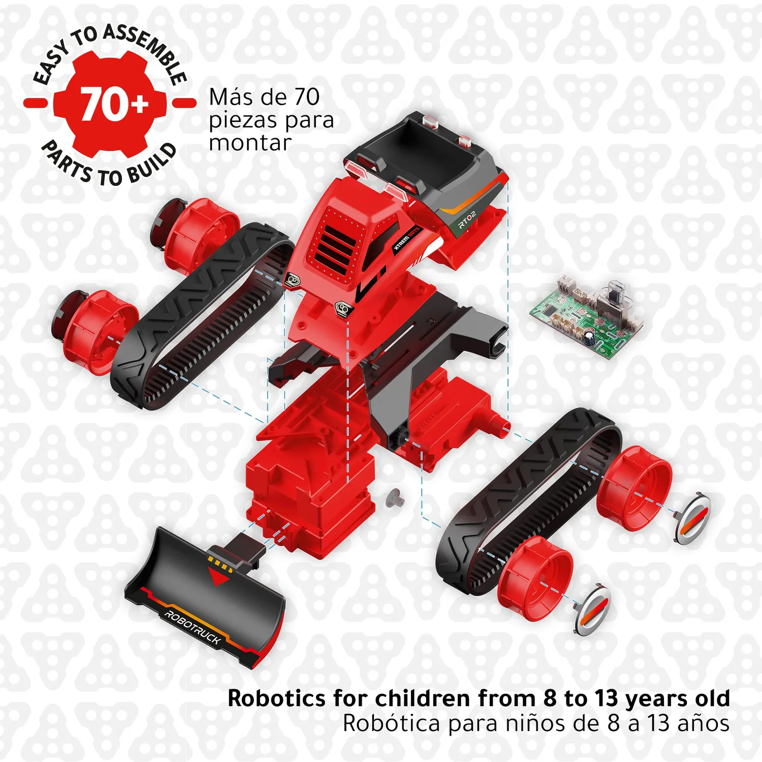 Xtrem Bots Robotruck robot programmabile 70 pezzi 8 anni