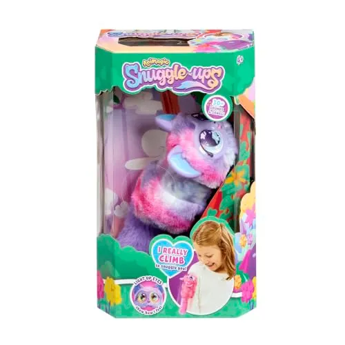 Animagic Snuggleups Viola Peluche Interattivo Arrampicata