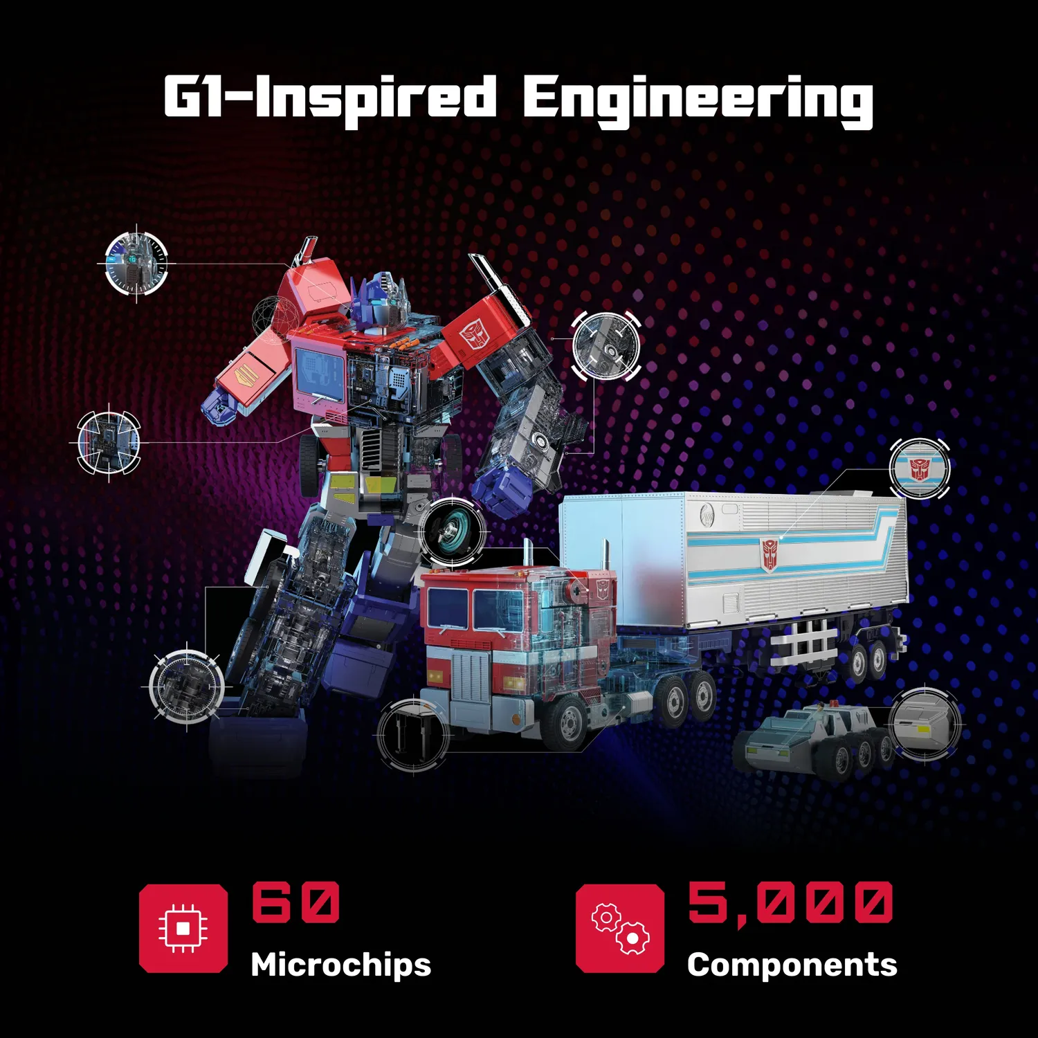 Robosen Elite Optimus Prime Trailer Kit set robot collector 300 set