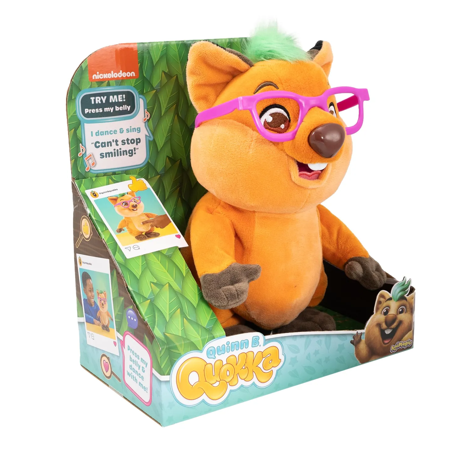 Animagic Quinn B. Quokka peluche che canta e balla