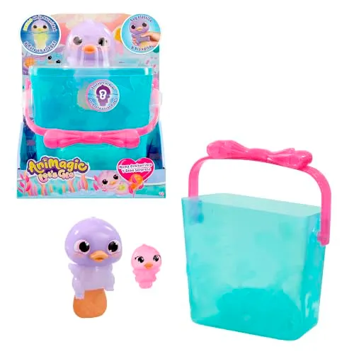 Animagic Lets Glo Mamma Ornitorinco peluche luminoso con sorpresa