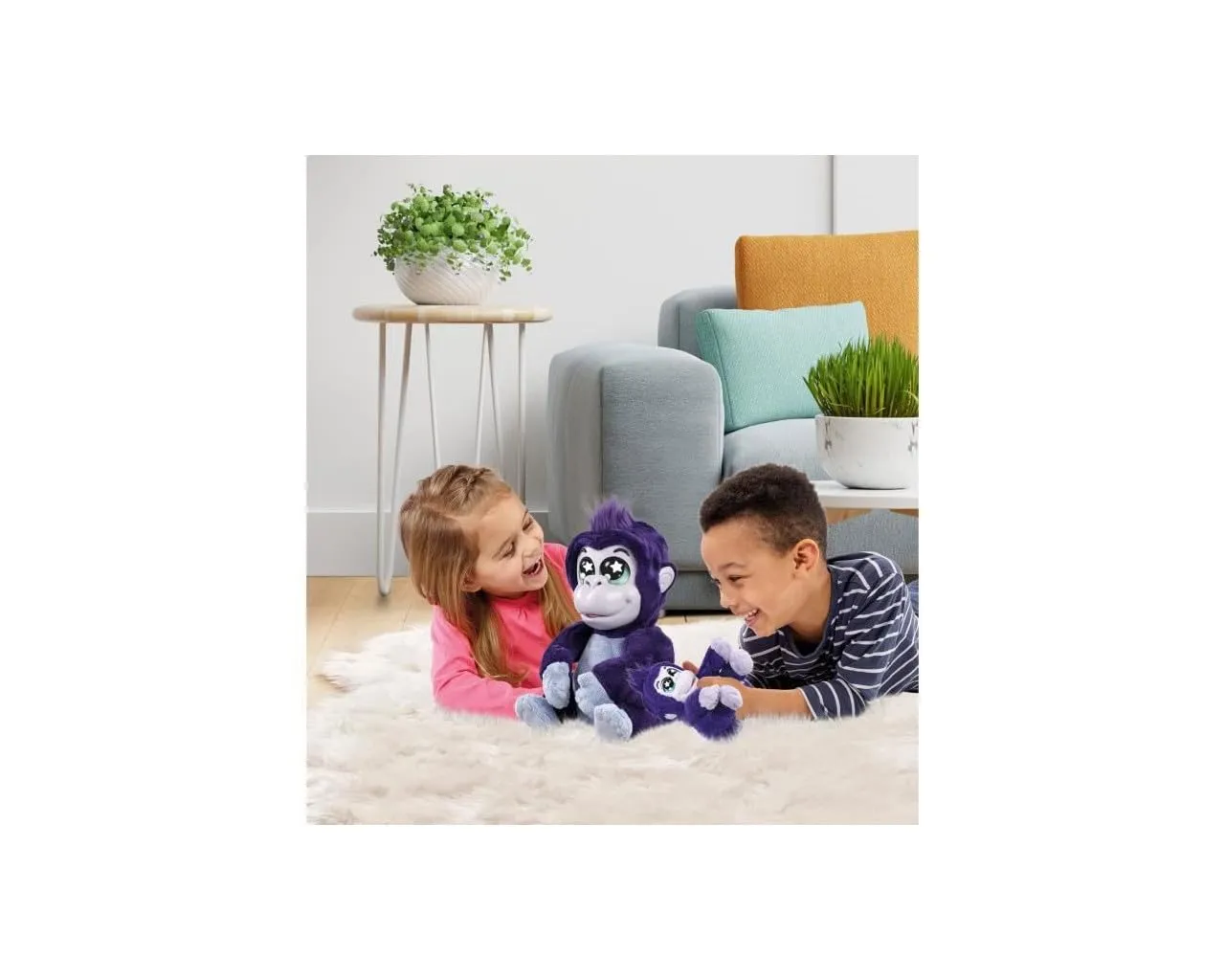 Animagic Tiki e Toko peluche interattivo gorilla con suoni