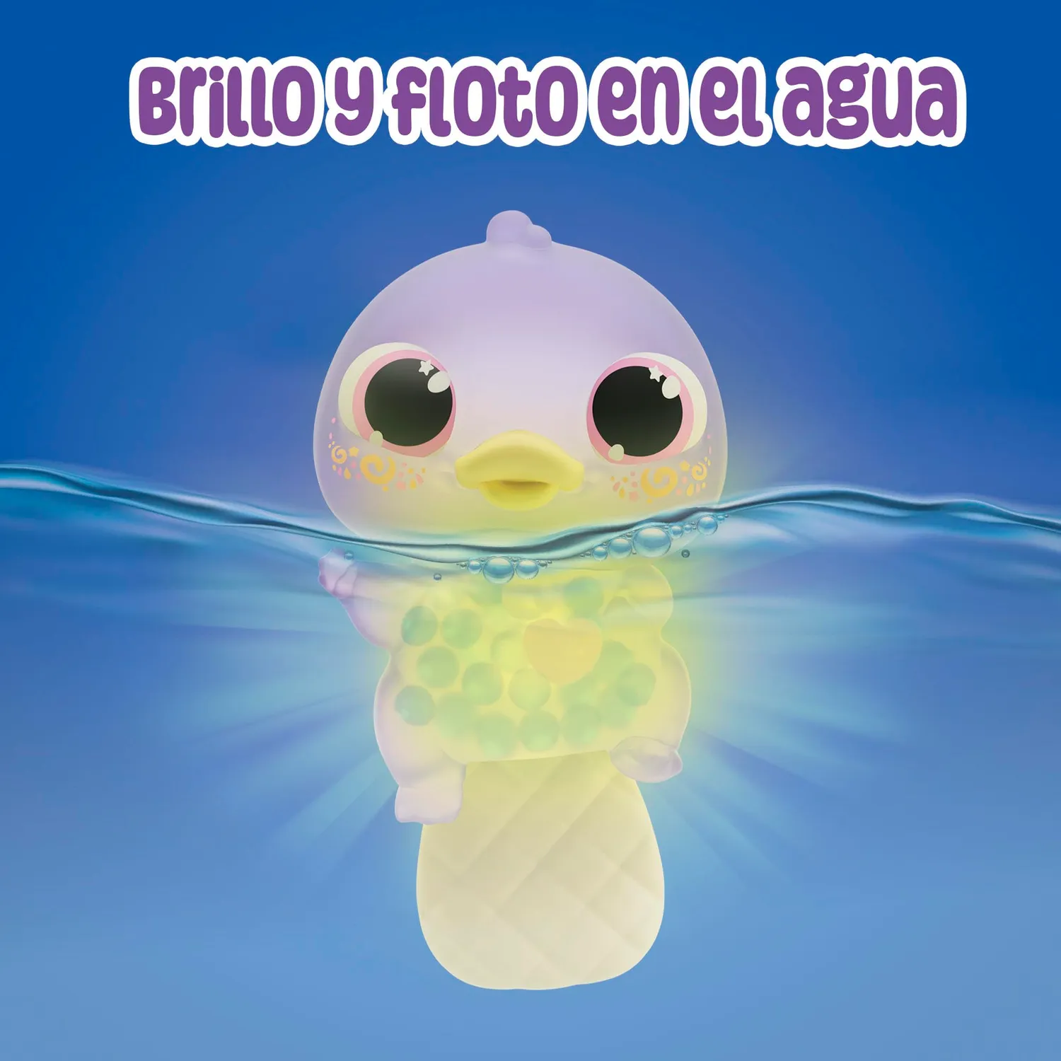 Animagic Lets Glo Mamma Ornitorinco peluche luminoso con sorpresa