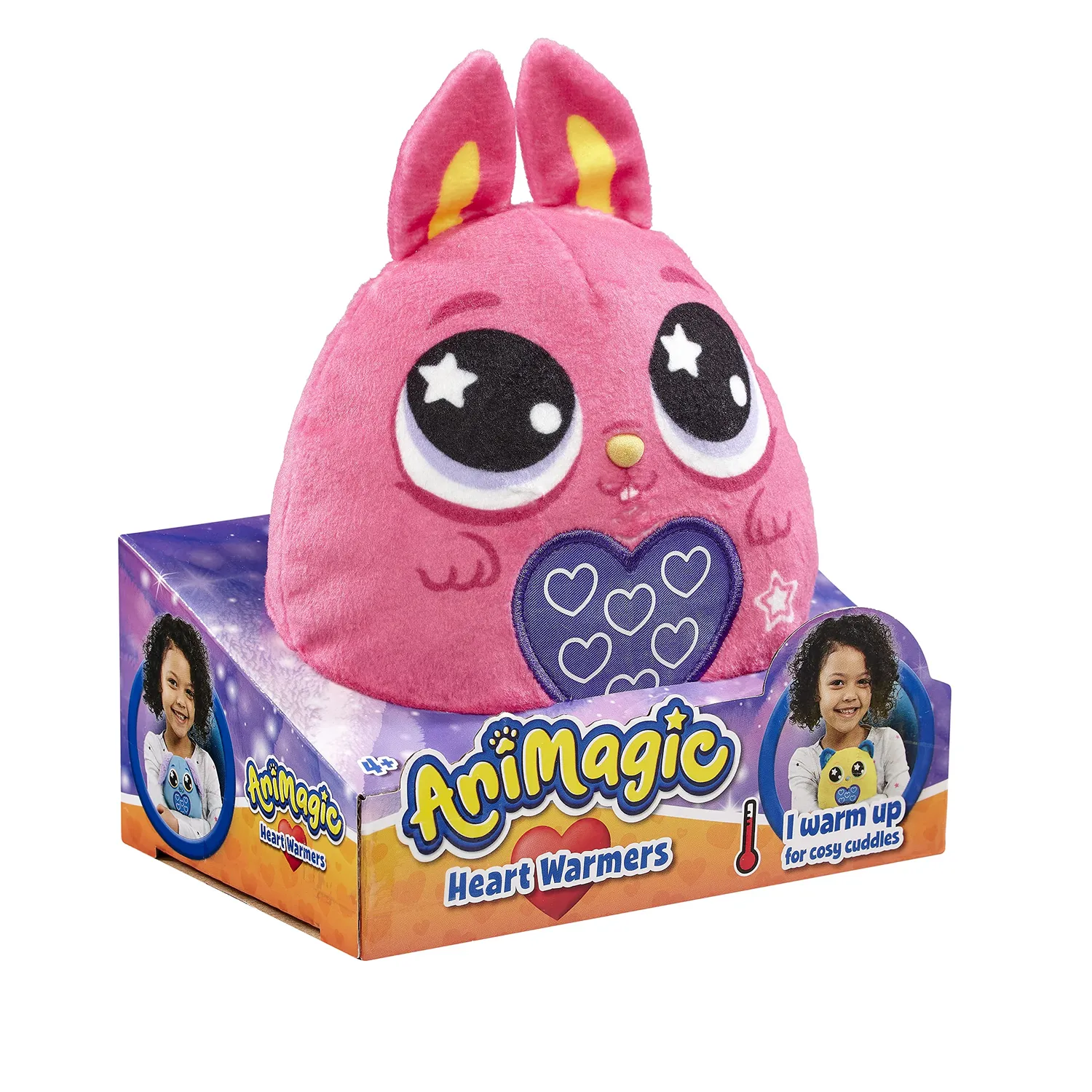 Animagic Coniglio Peluche Termico che Cambia Colore Piccolo