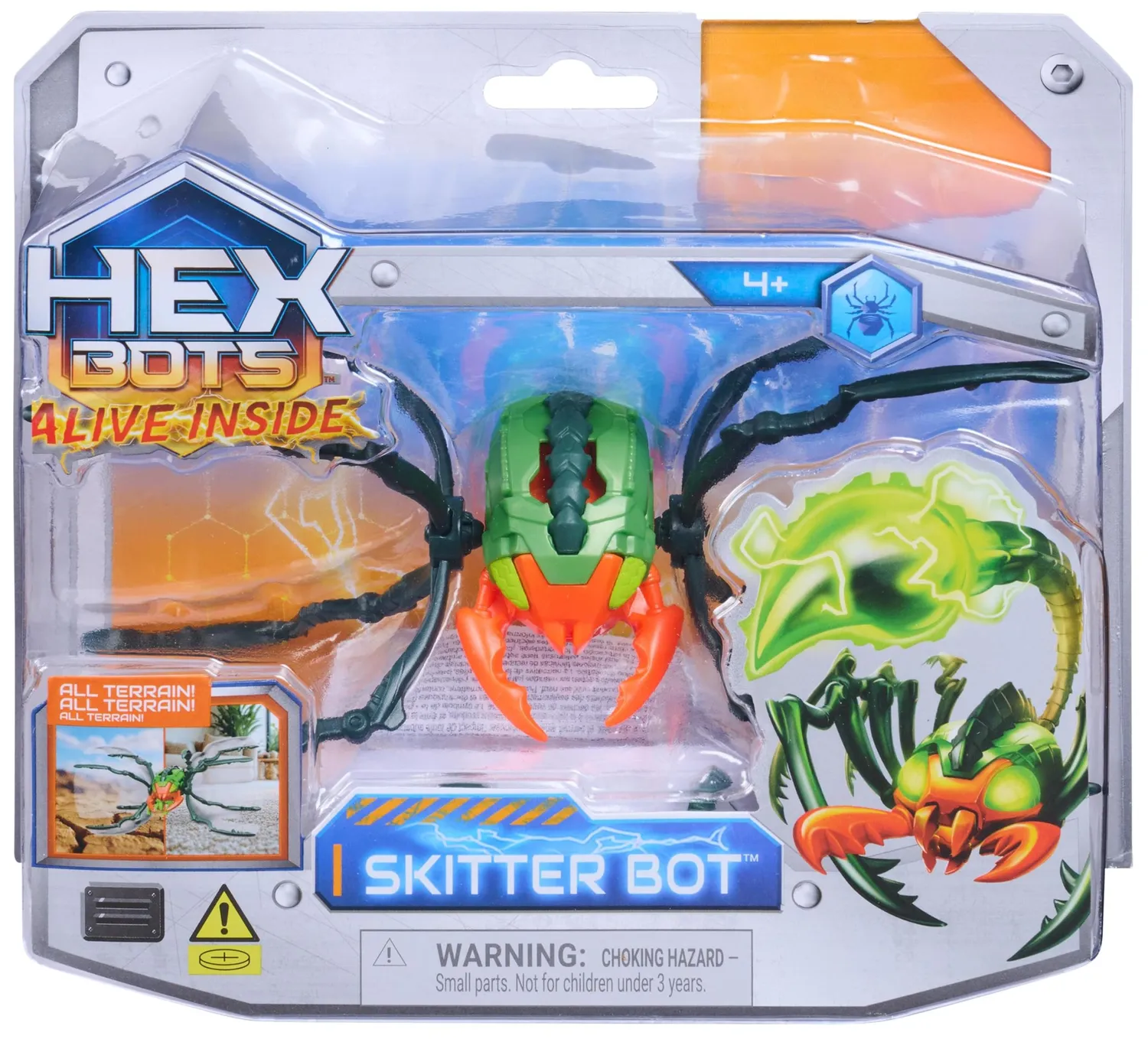 Hex Bots Skitter Bot Insetto Robot 8 Zampe per Bambini