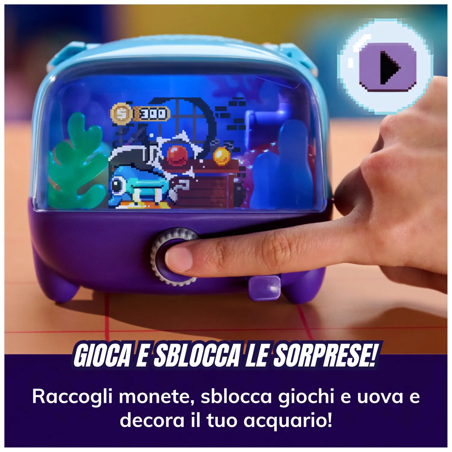 Bitzee Aquarium acquario digitale interattivo 30 amici