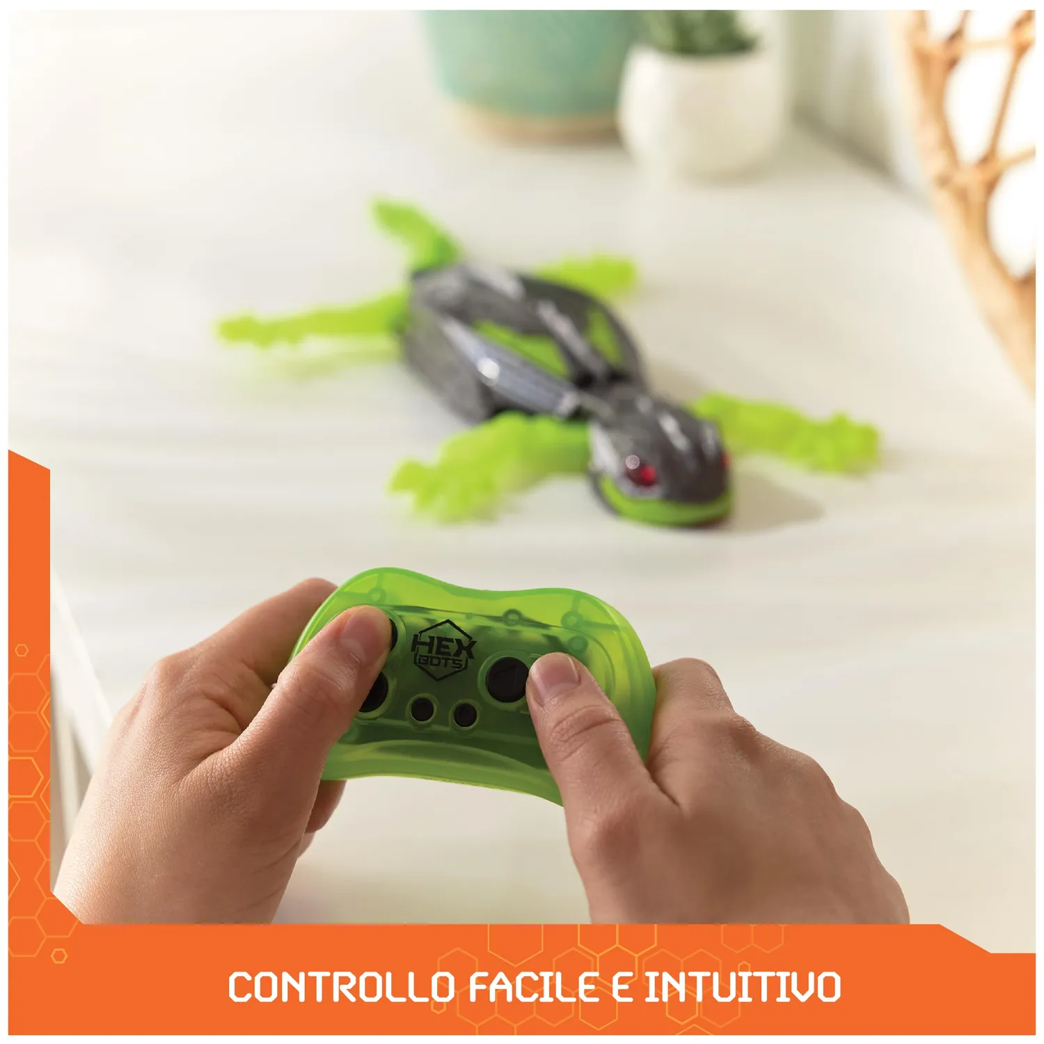 Hex Bots Geco Classico telecomandato giocattolo ricaricabile