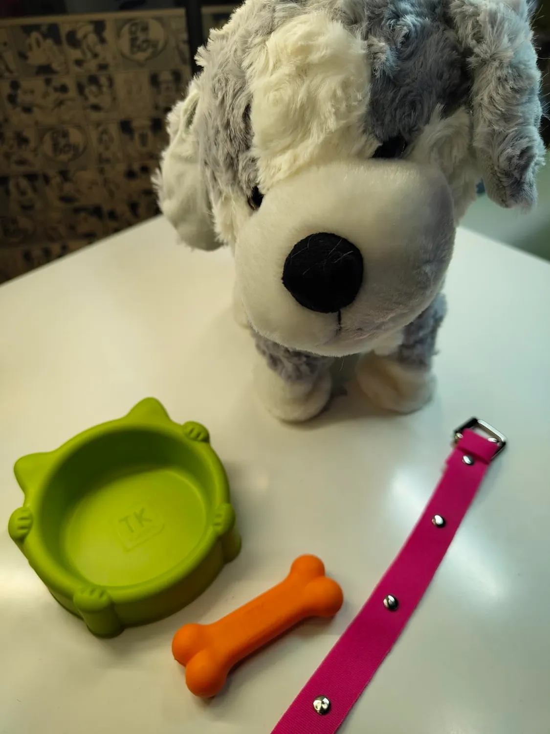 eJog Pup cane peluche interattivo vocale che cammina 3+ anni