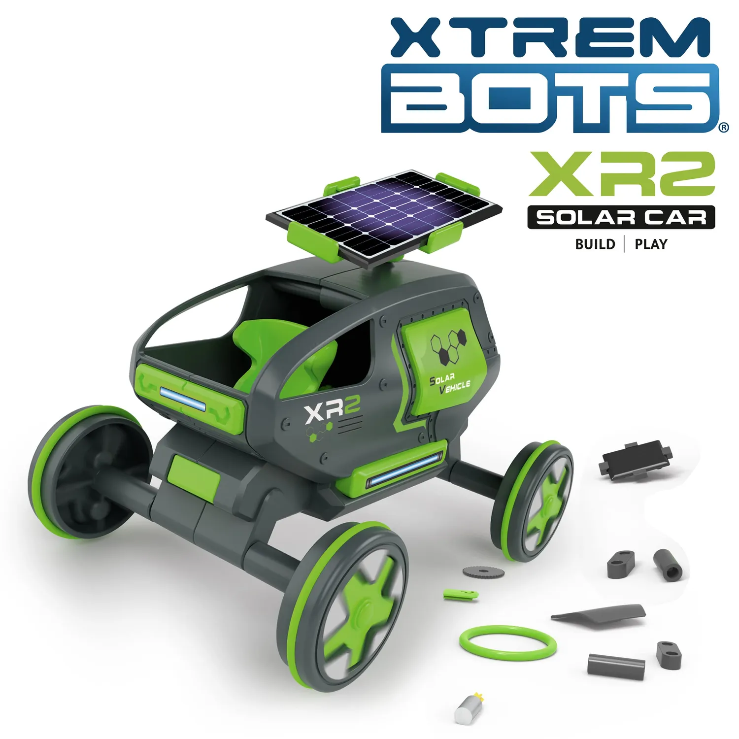 Xtrem Bots Solar Car kit robot solare 60 pezzi 6 anni