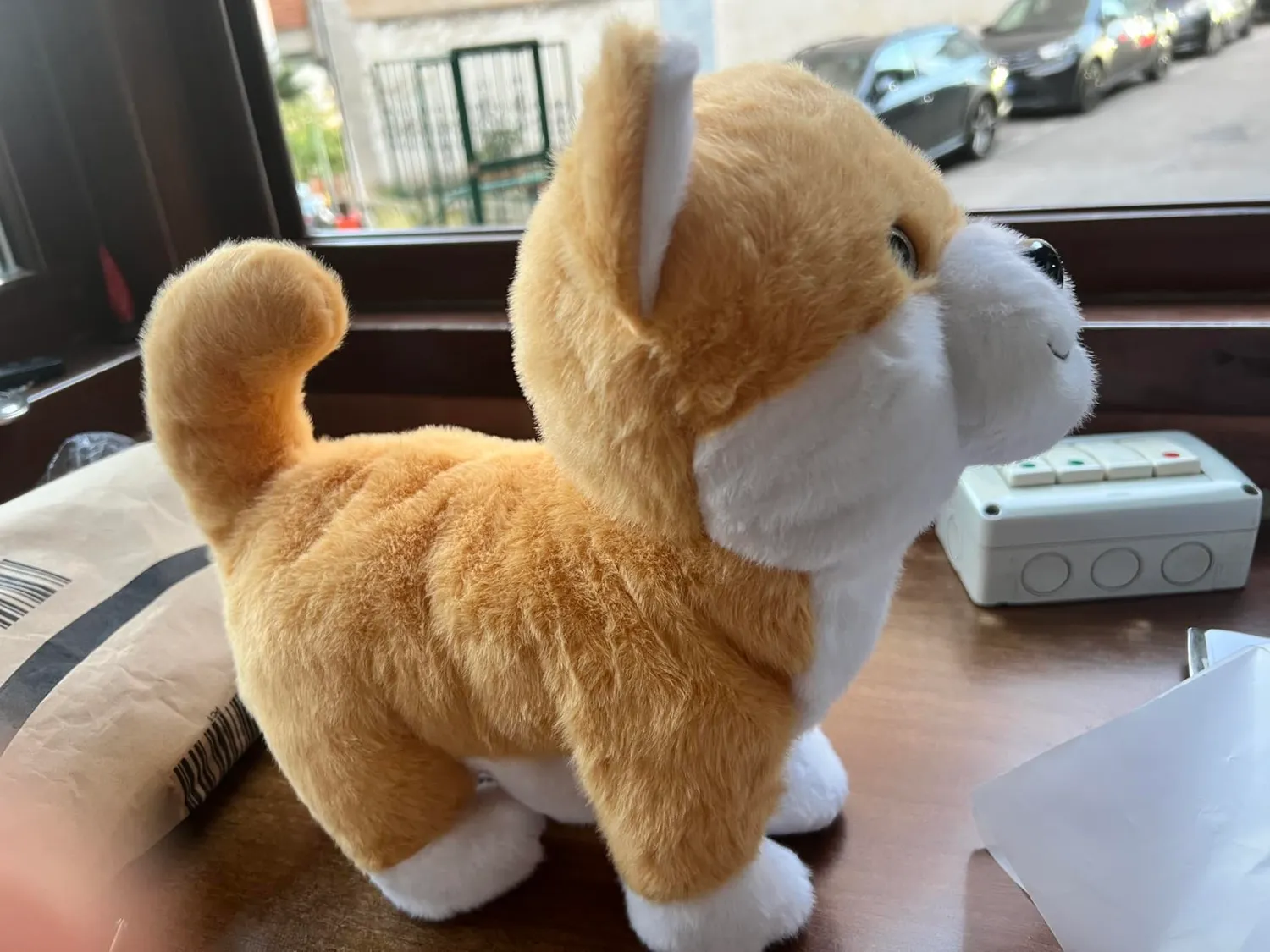 eJog Pup Cane peluche interattivo che abbaia e balla