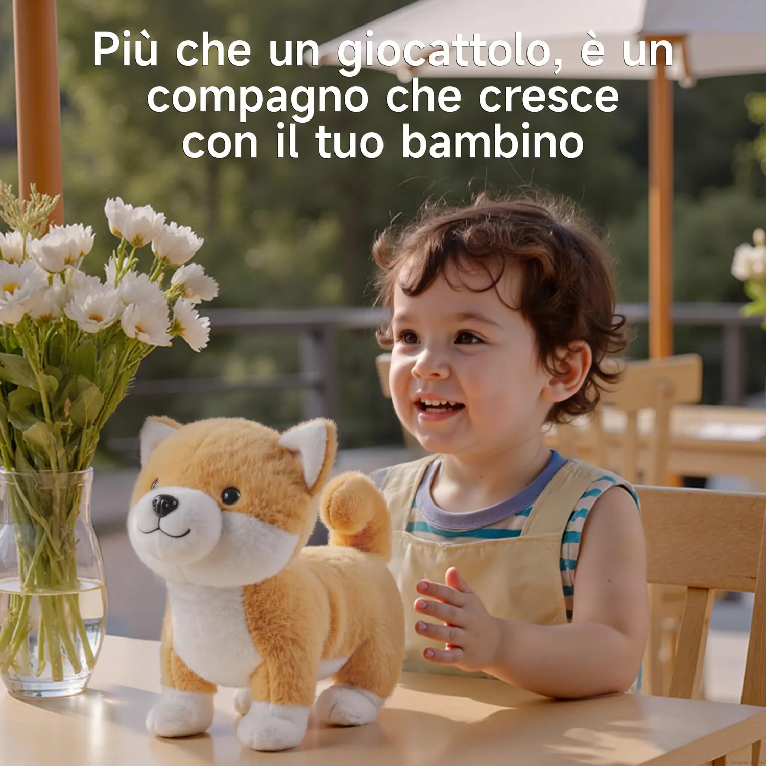eJog Pup Cane peluche interattivo che abbaia e balla