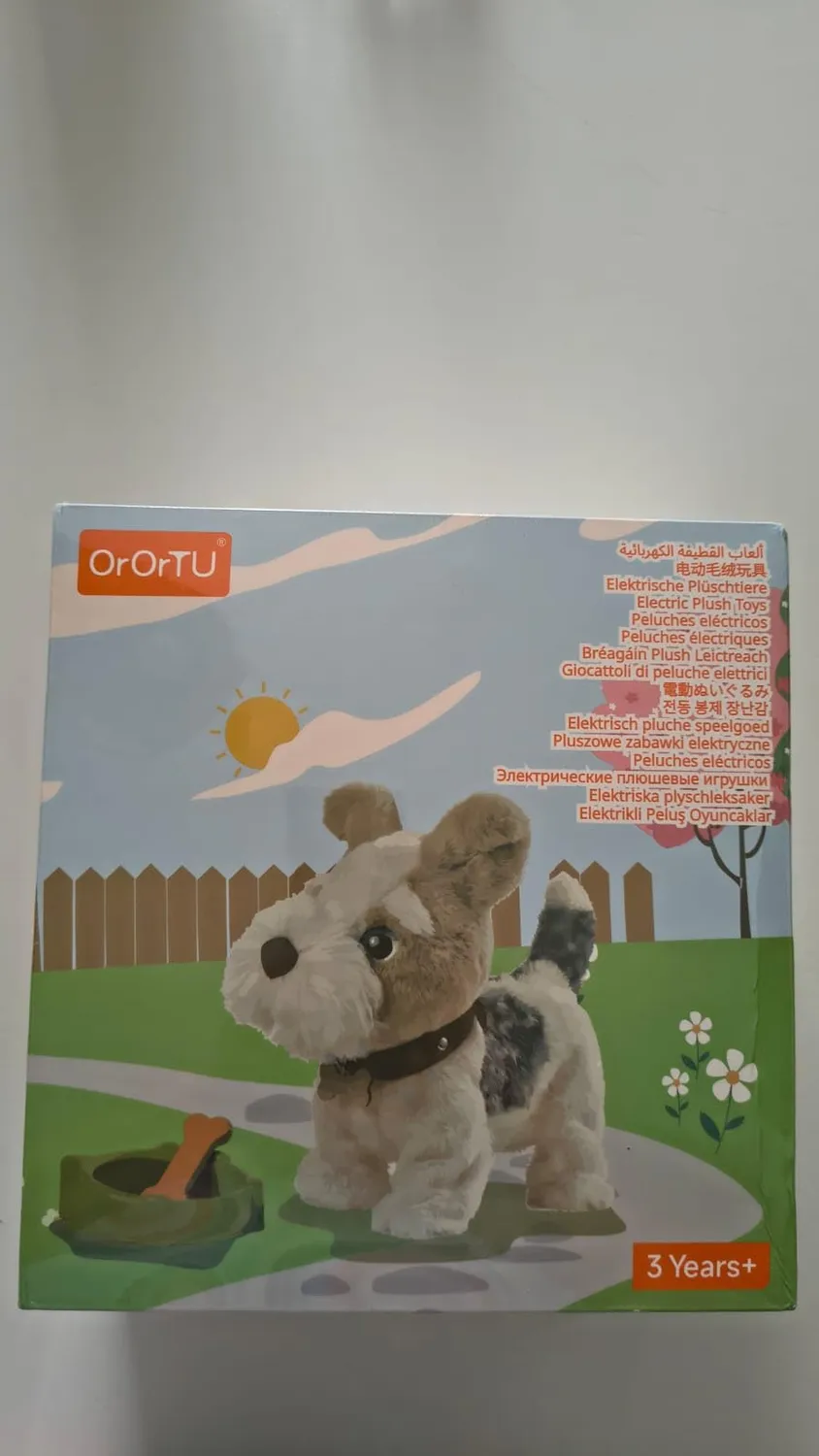 OR OR TU cane peluche interattivo vocale che cammina e canta