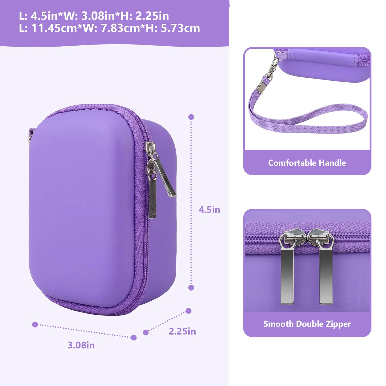 Bitzee Disney custodia da trasporto violetta antiurto