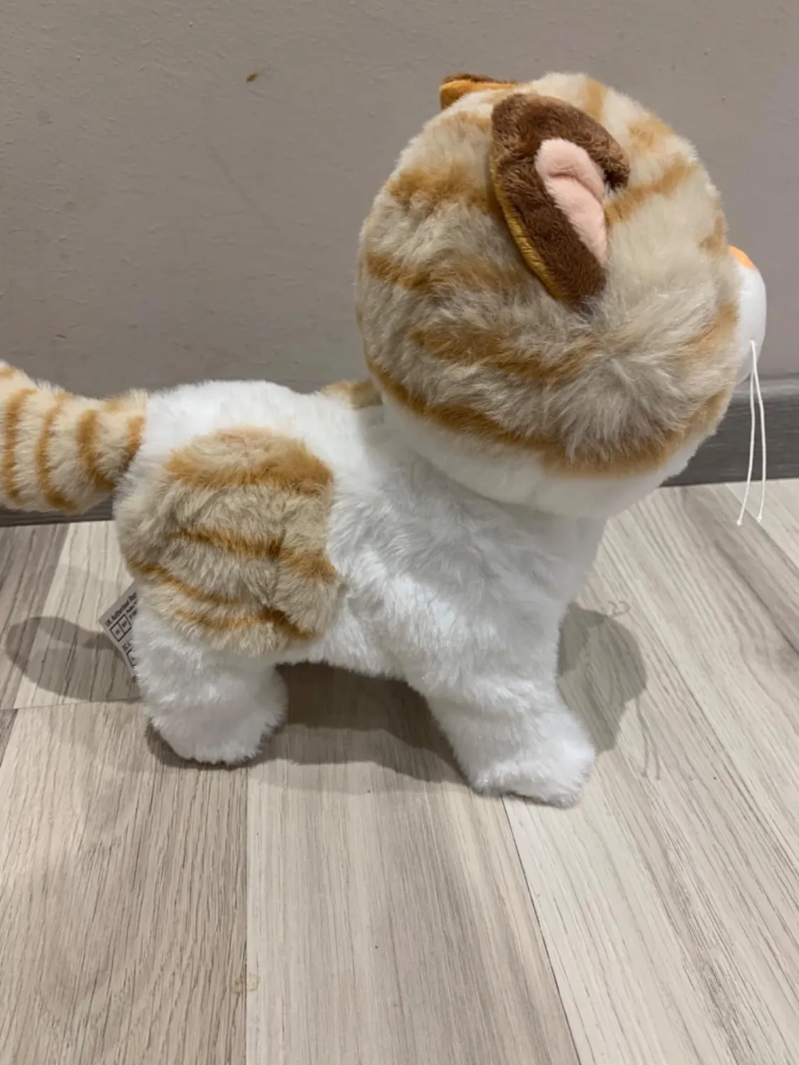 OR OR TU gatto peluche interattivo con guinzaglio e pettine