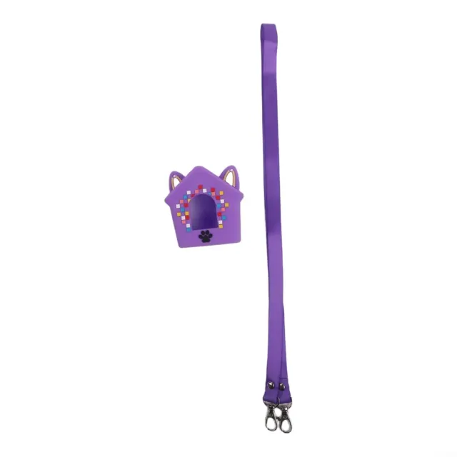 Bitzee Disney interattivo custodia silicone viola cordino