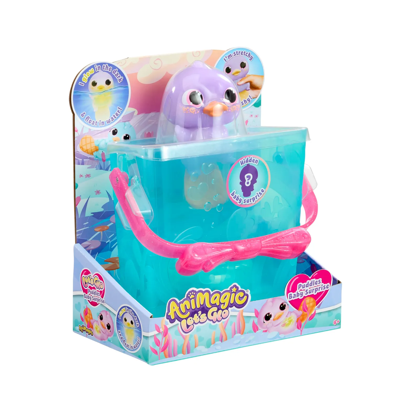 Animagic Let's Glo Puddles Habitat Ornitorinco Luminoso
