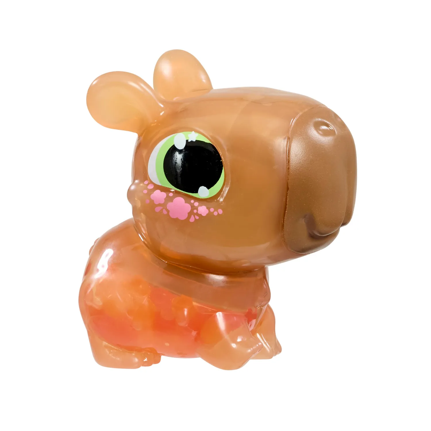 Animagic Let's Glo Capybara marrone sensoriale luminoso acqua mandarino