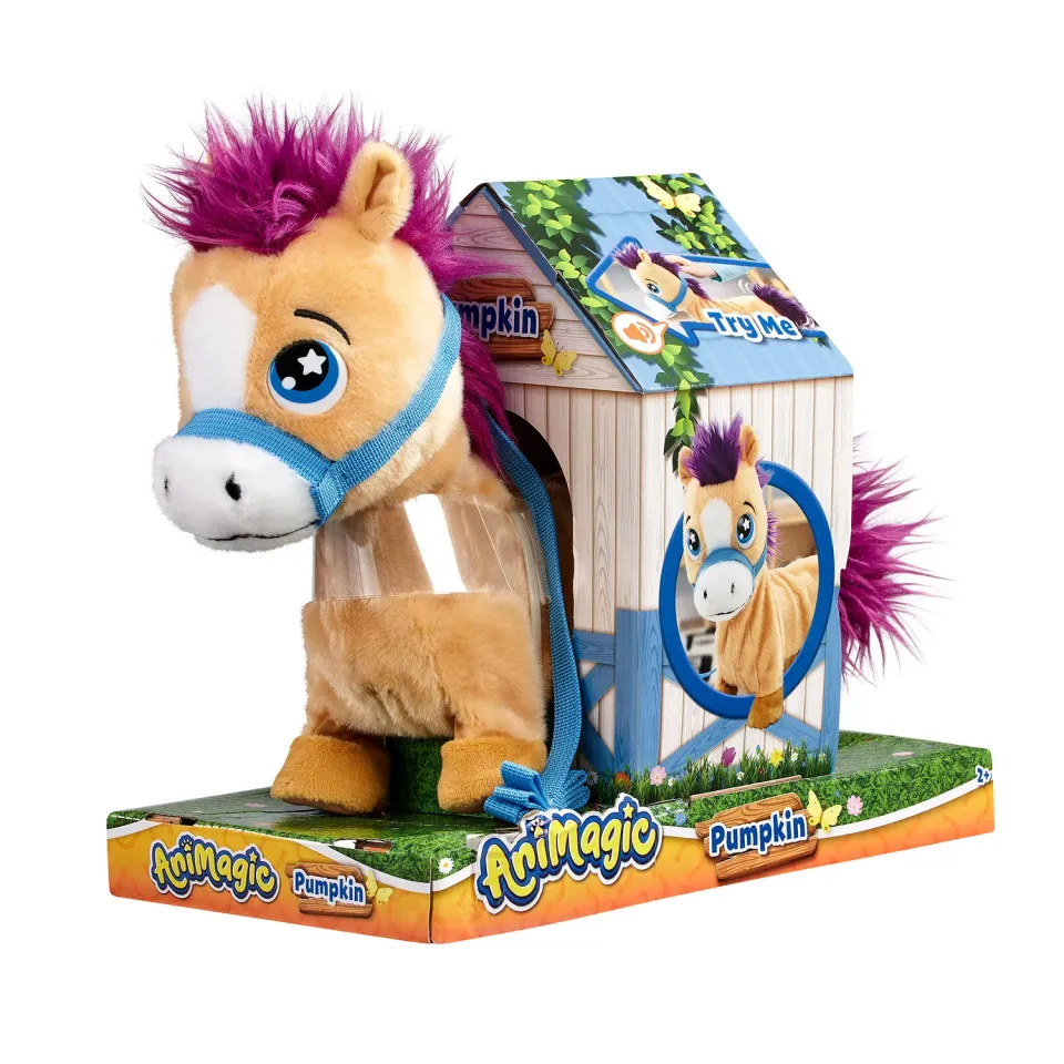 Animagic Pumpkin pony interattivo Shetland che cammina 4+