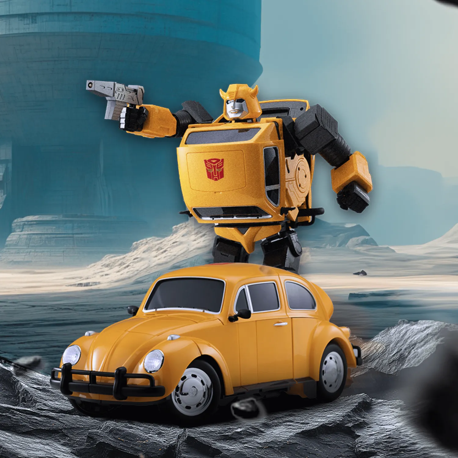 Robosen Flagship Bumblebee robot auto-conversione Maggiolino
