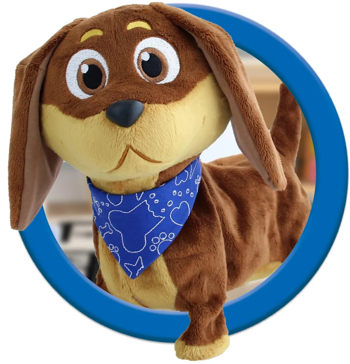 Animagic Diggles Lizzie Corgi peluche marrone interattivo