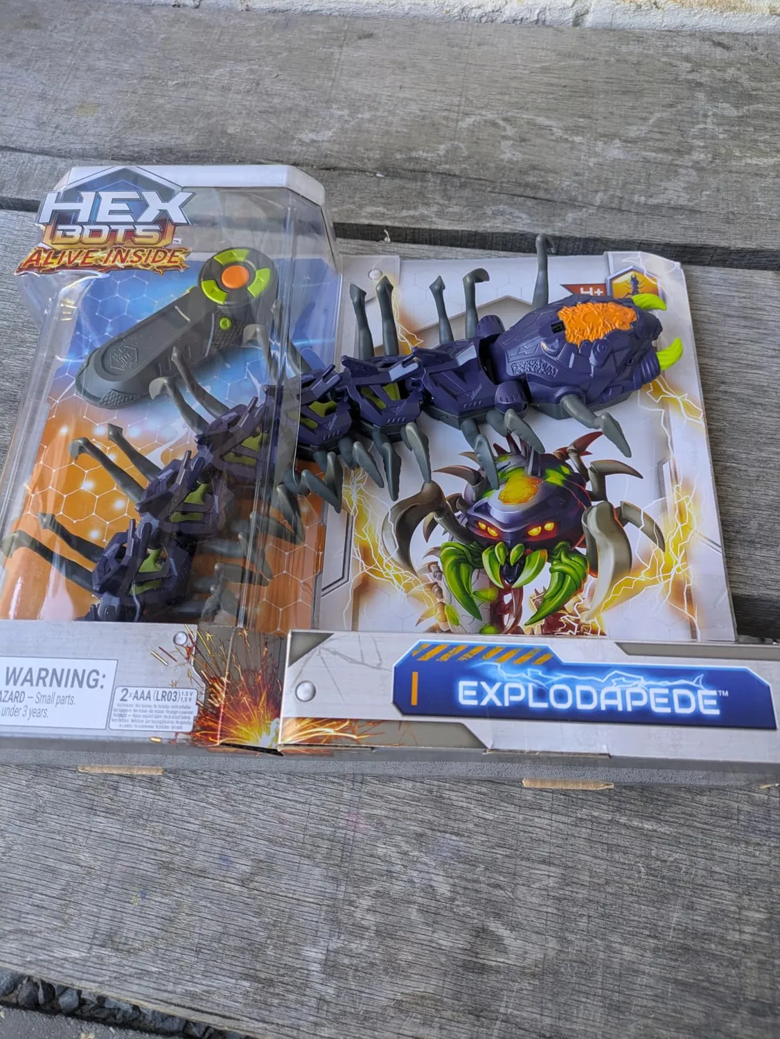 Hex Bots Explodapede Millepiedi Radiocomandato Occhi Luminosi