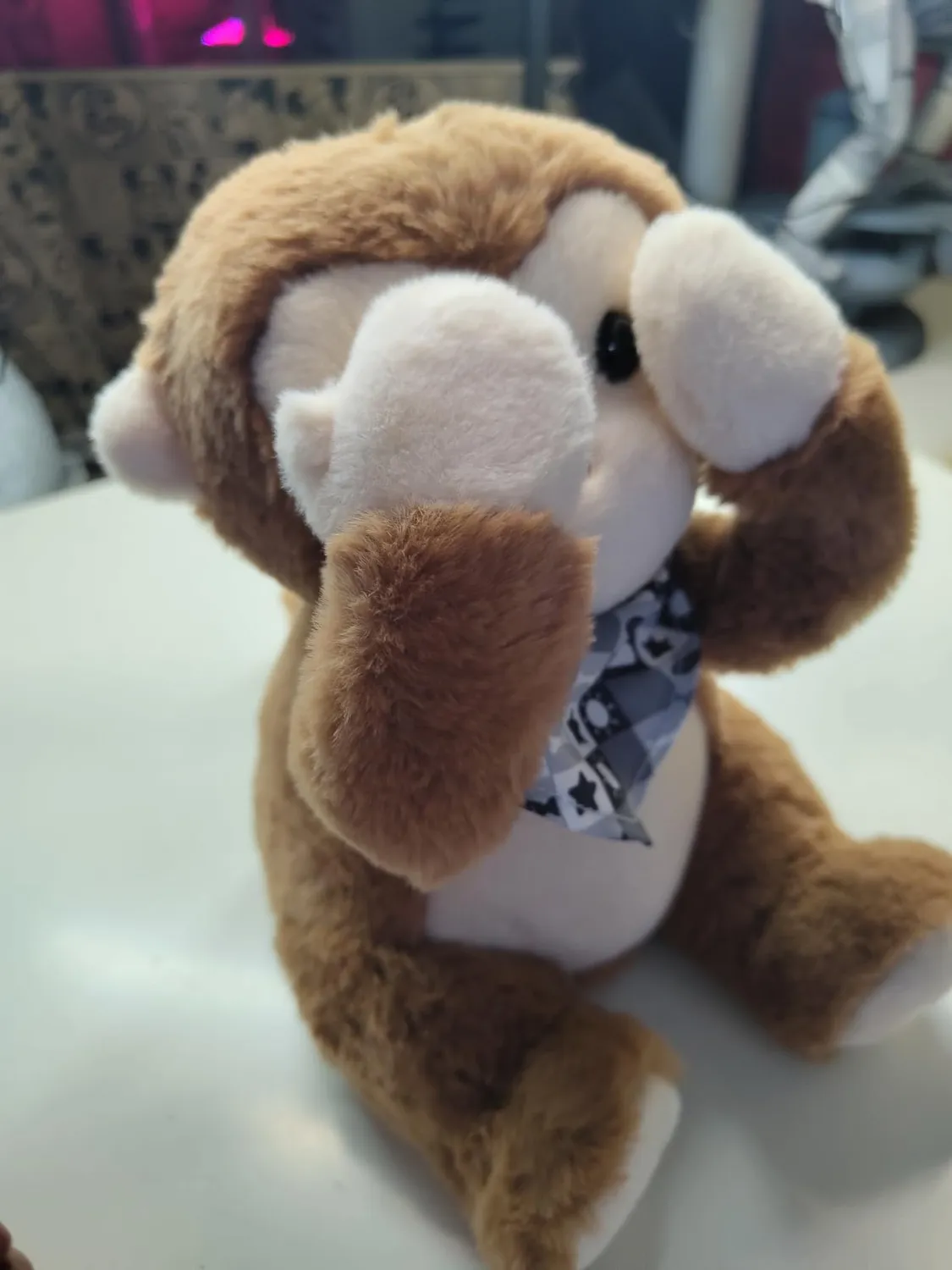 eJog Pup Scimmia peluche interattivo musicale con voce