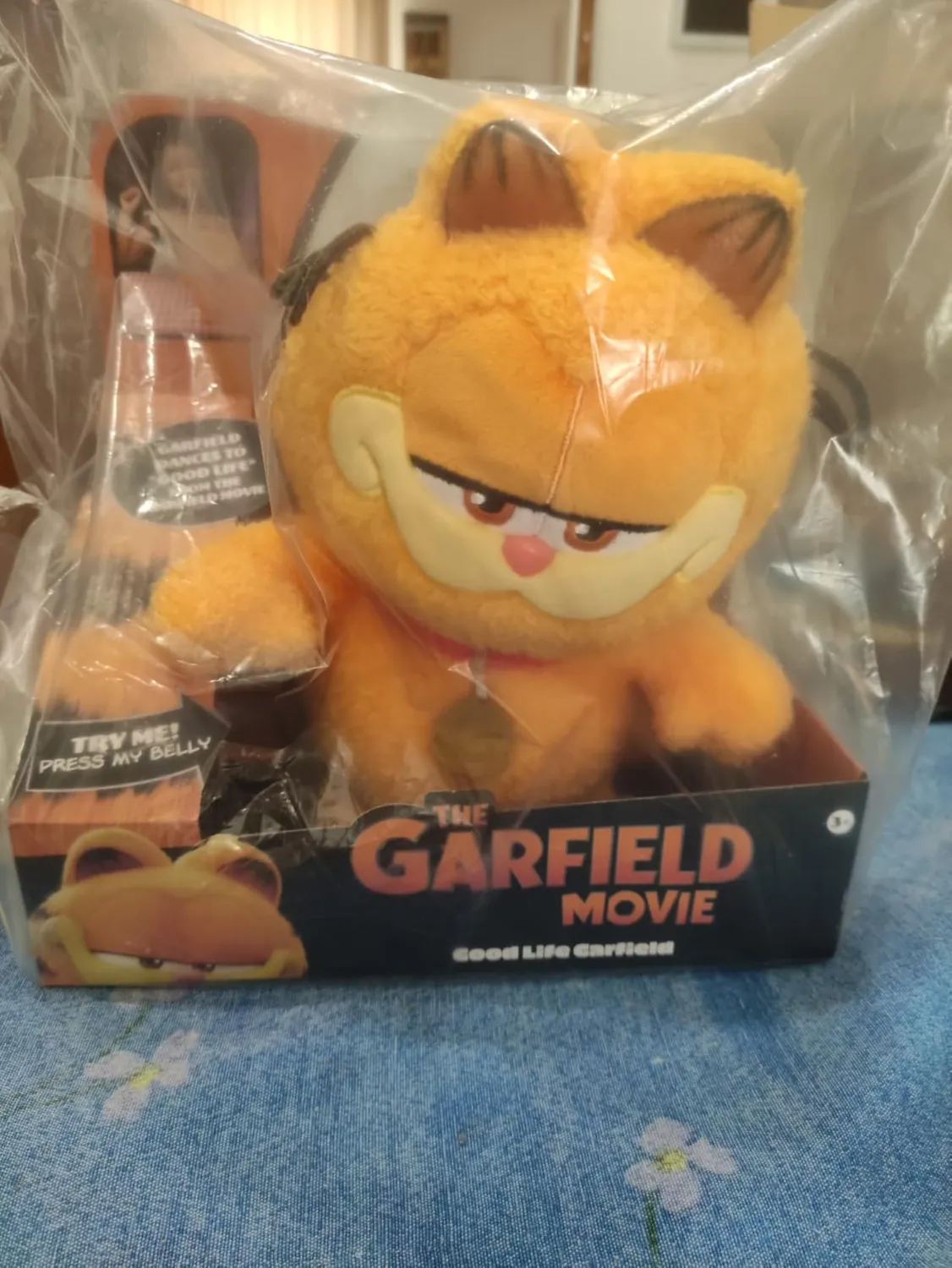 Animagic Baby Garfield peluche interattivo arancione
