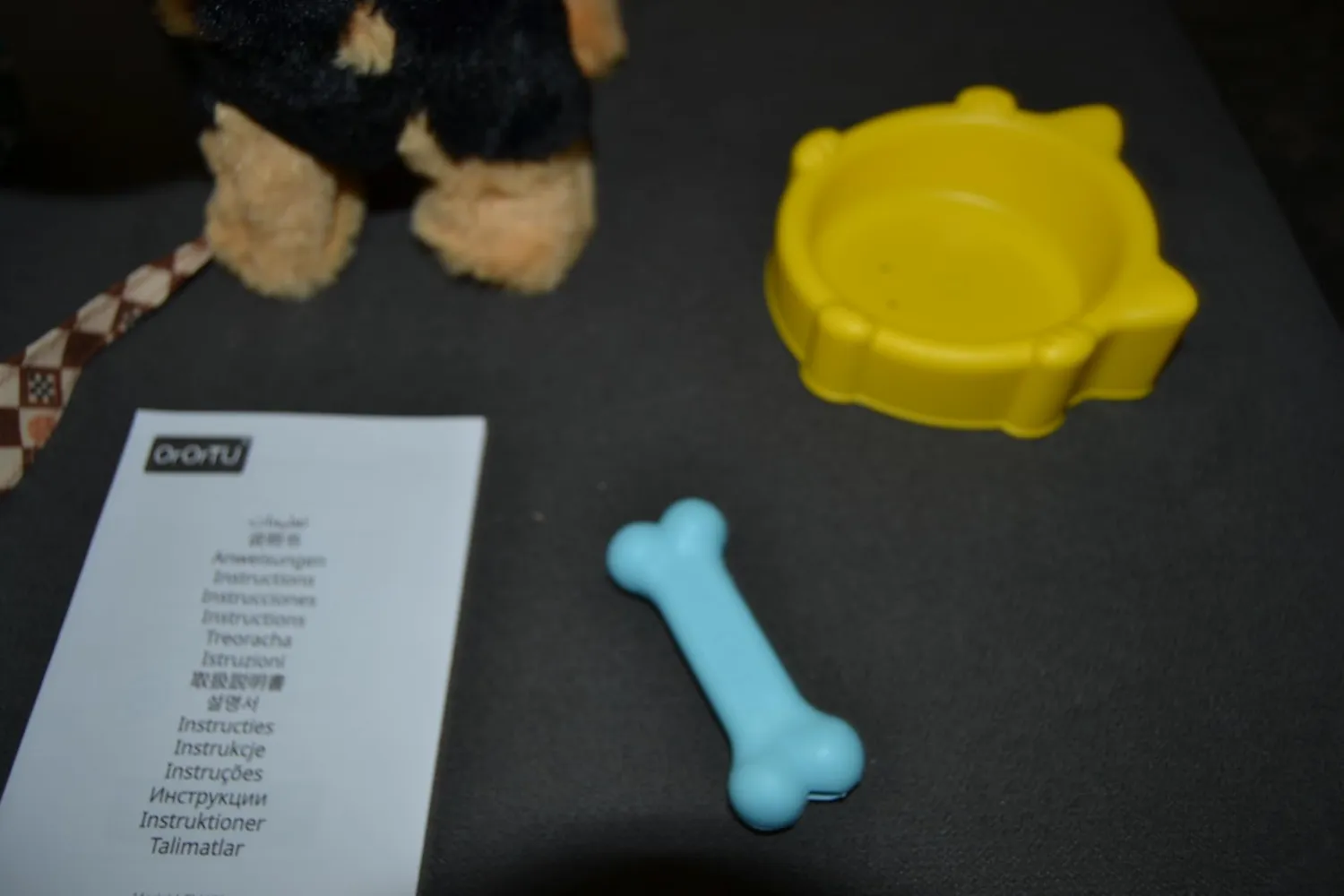 OR OR TU cagnolino peluche interattivo vocale che cammina e abbaia
