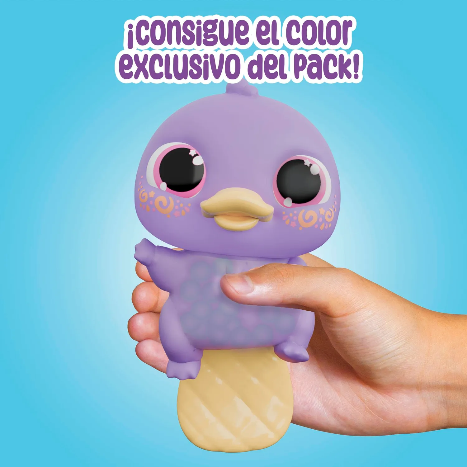 Animagic Lets Glo Mamma Ornitorinco peluche luminoso con sorpresa