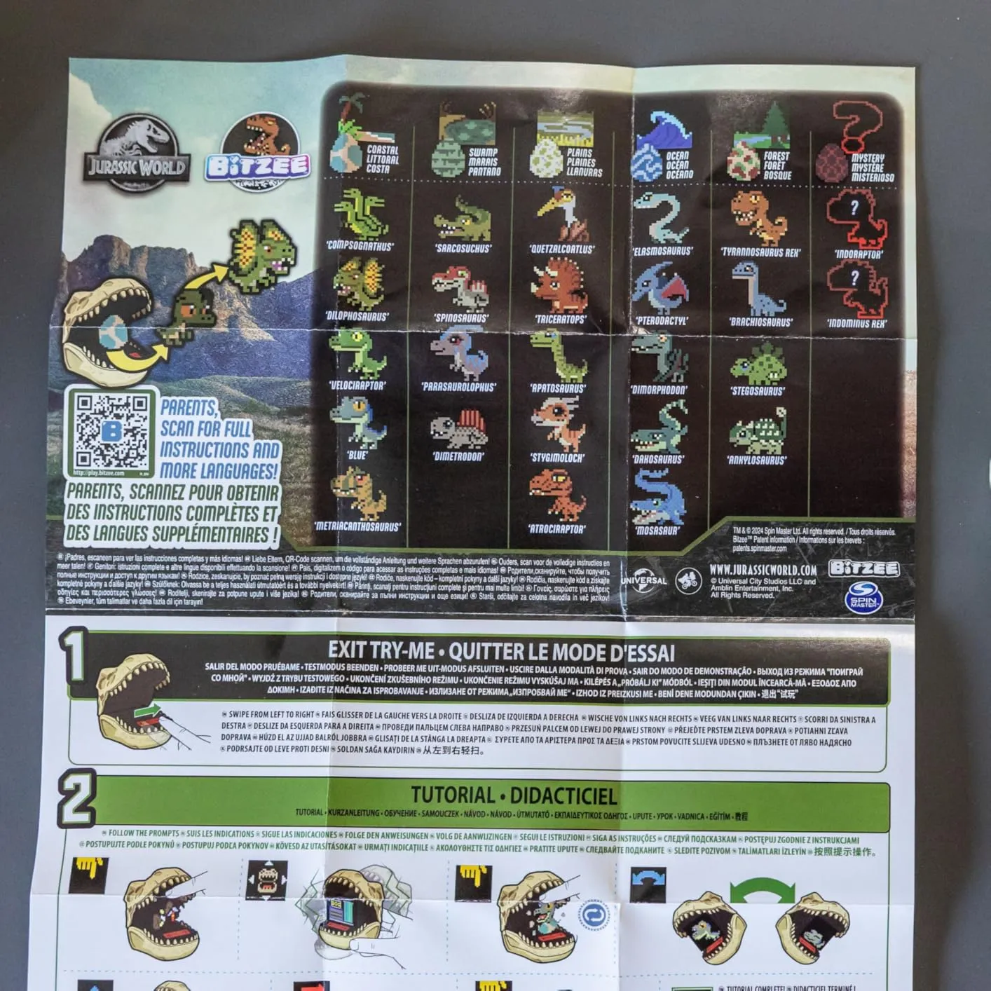 Bitzee Jurassic World Dinosauro Digitale Interattivo 25 Dino
