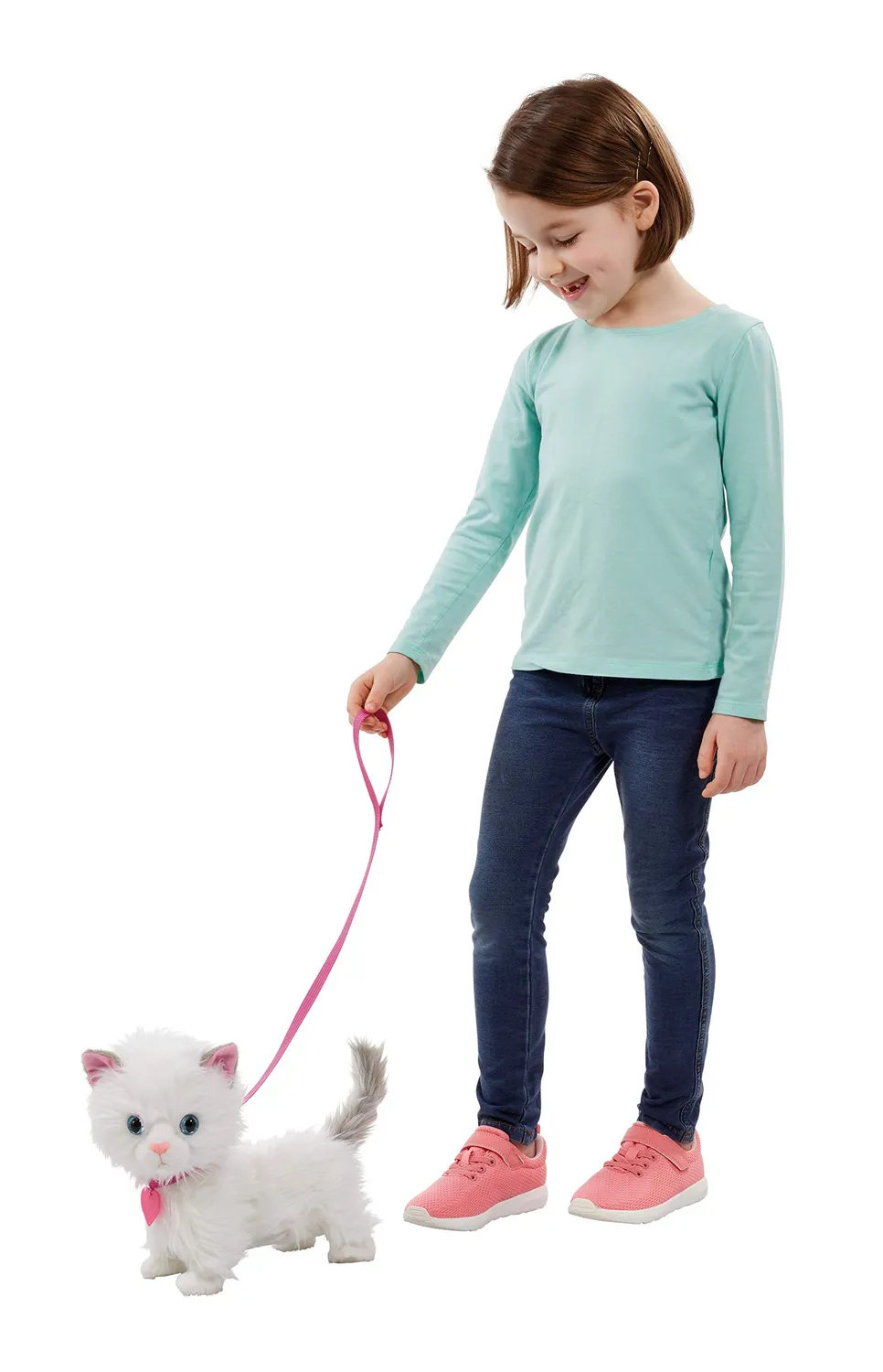 Animagic Mimi gatto peluche interattivo che cammina e miagola